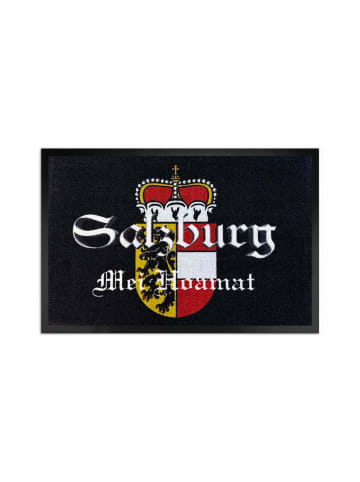 WohnDirect Fußmatte für Innen & Außen SALZBURG 1 in Schwarz
