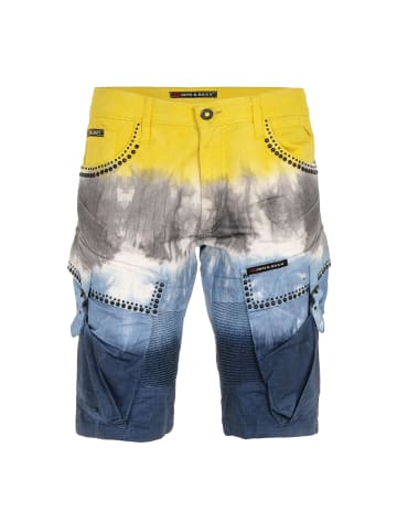 Cipo & Baxx Bermuda & Short in YELLOW-BLUE