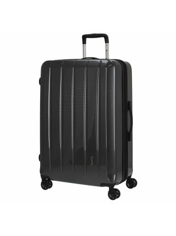 Check.In London 2.0 - 4-Rollen-Trolley 75 cm in carbon schwarz