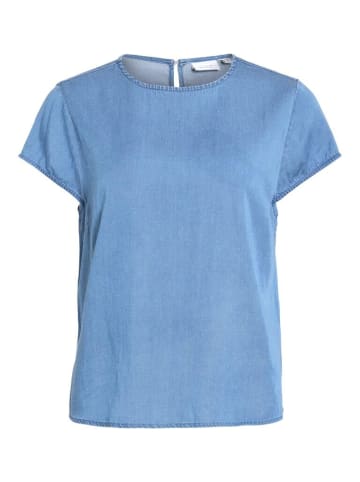 Vila T-Shirt in Medium Blue Denim