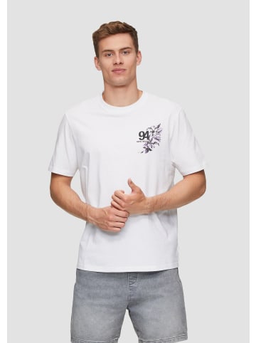 QS T-Shirt in 01D0_weiß