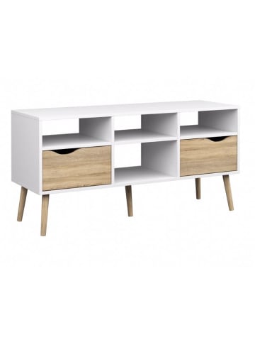 ebuy24 TV Möbel Napoli Weiß 117 x 39 cm