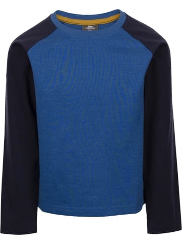 Trespass Kinder Sweatshirt "Colley Long Sleeve Tshirt" in Blau