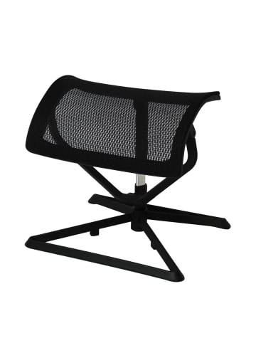 KADIMA DESIGN Fußauflage OTTOMANN Beinauflage Stoffbezug für Büro Fußablage