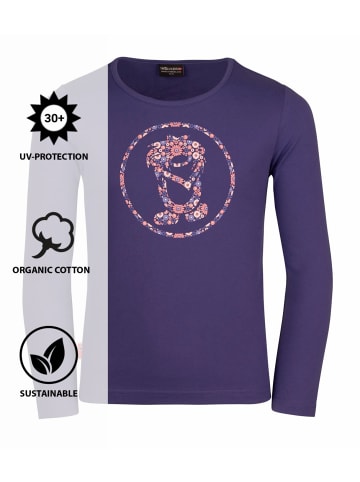 Trollkids Longsleeve "Stavanger" in Dunkellila