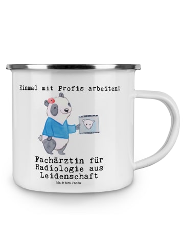 Mr. & Mrs. Panda Kaffeebecher Fachärztin für Radiologie Leidensc... in Weiß
