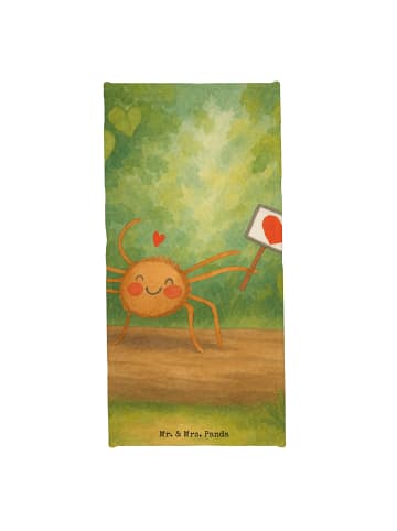 Mr. & Mrs. Panda Badehandtuch Spinne Agathe Motivation Design oh... in Gelb Pastell