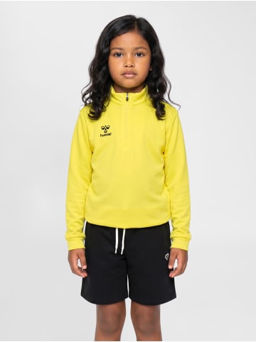 Hummel Halbreißverschluss Sweatshirt Hmlauthentic Kinder in BLAZING YELLOW