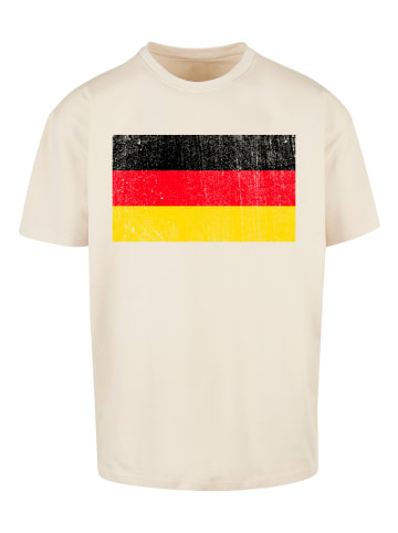 F4NT4STIC T-Shirt Germany Deutschland Flagge distressed in sand