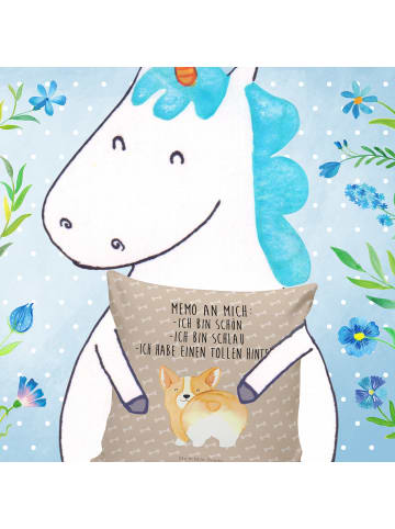 Mr. & Mrs. Panda kuschel kissen Corgi Po mit Spruch in Hundeglück