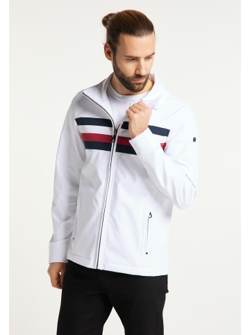 DreiMaster Maritim Herren Funktionsjacke in Weiss Nachtblau