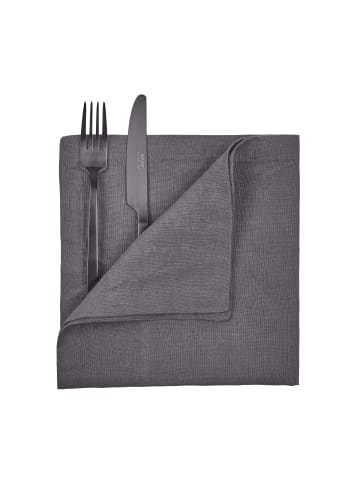 Butlers Serviette L 42 x B 42cm RIGA in Anthrazit