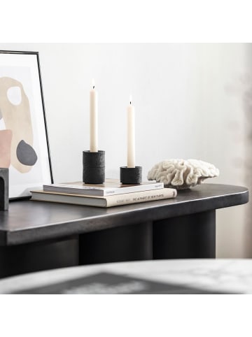 Villeroy & Boch Kerzenhalter Manufacture Rock Home in Schwarz ø 6,3 cm