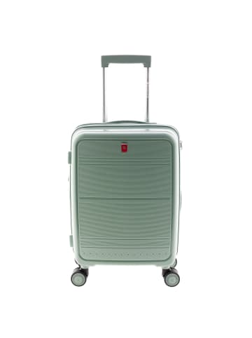 Gladiator 3500 4 Rollen Kabinentrolley 55 cm mit Dehnfalte in jade green