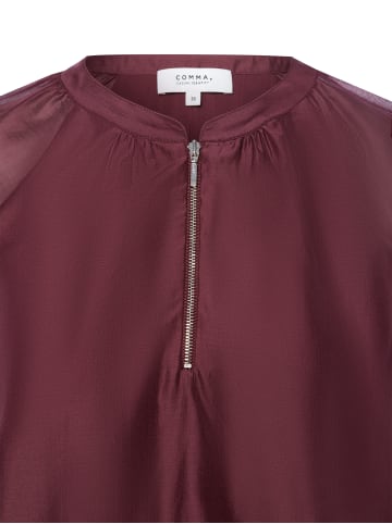 comma Bluse in bordeaux