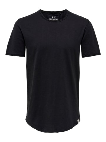 Only&Sons T-Shirt ONSBENNE LONGY in Schwarz