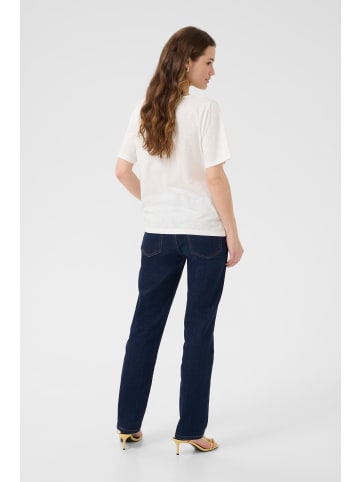 Kaffe T-Shirt kurzarm KAsofie Regular fit in Chalk