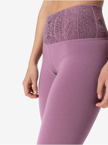 super.natural Merino Leggings ARABESQUE LEGGINGS in rosa