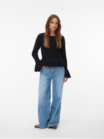 Vero Moda Strickpullover in Black
