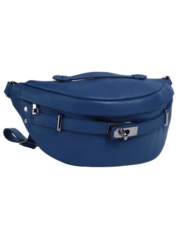 Samantha Look Gürteltasche echt Leder in blau