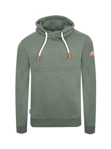 Westfjord Kapuzenpulli Hoodie "Askja" in Khaki