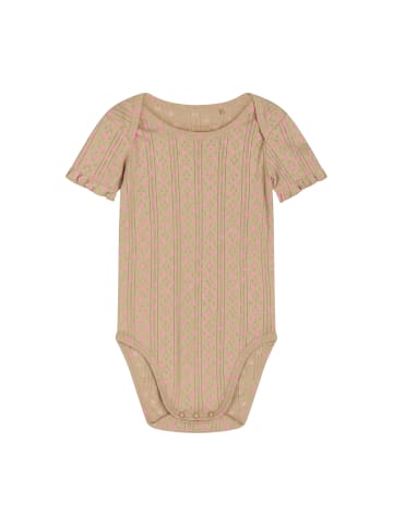 Noa Noa Miniature Body Baby BonetNNM in Print Beige-Rose