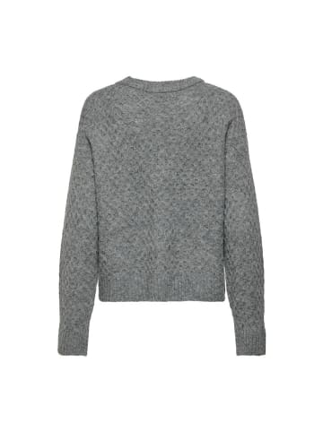 JDY Pullover in Medium Grey Melange