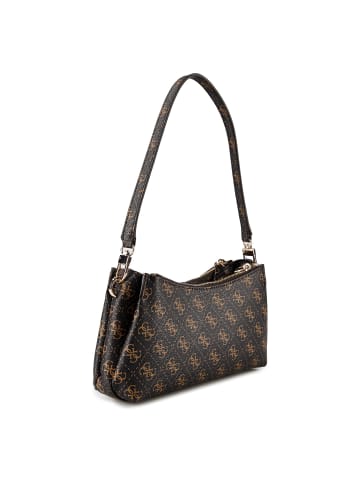 Guess Noelle Schultertasche 27 cm in brown logo