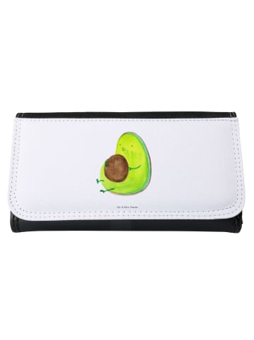 Mr. & Mrs. Panda Portemonnaie für Damen Avocado Pfeifen ohne Spruch in Weiß