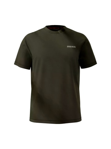 Napapijri T-Shirt 'Small Box' in oliv