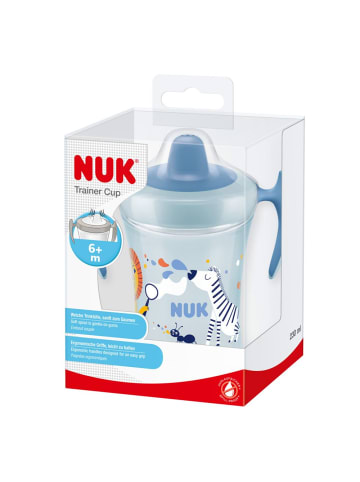 NUK Trinklern-Becher Evolution Trainer Cup in blau,motiv