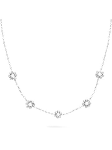s.Oliver Halskette Perlenblume in silber
