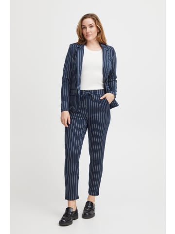 Fransa Casual Hose FRBLENDA Regular fit in Navy Blazer stripe mix