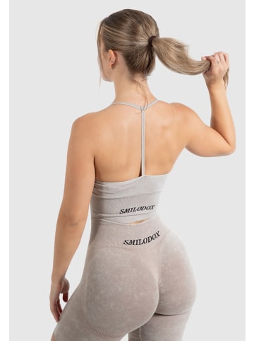 SMILODOX Top Batik Acid Vera in Hellbraun