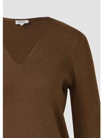 s.Oliver Strickpullover in 8918_dunkelbraun