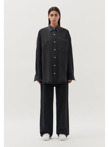 Studio Seidensticker Denimhemd Oversized in Schwarz