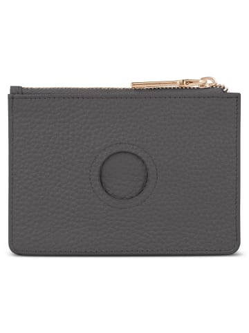 Lazarotti Bologna Leather Schlüsseletui Leder 11,5 cm mit Air Tag Fach in grey