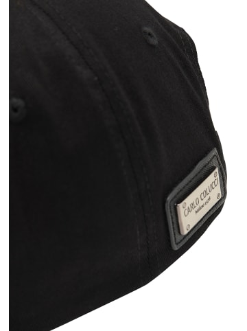 Carlo Colucci Snapback Cap Colz in Schwarz