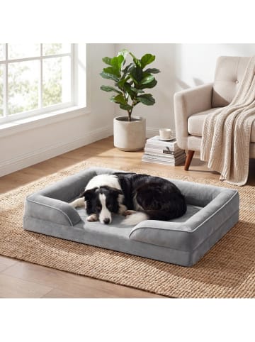 Feandrea Hundebett Blomfy in Hellgrau - (B)104 x (H)17 x (T)69 cm
