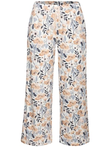 VIVANCE DREAMS Pyjamahose in blau-rosa-geblümt