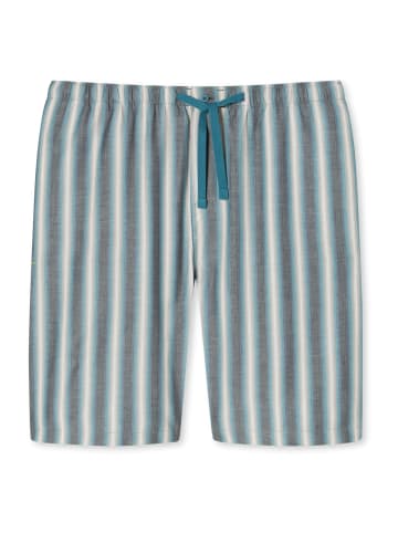 Schiesser Pyjamashorts Mix & Relax in blaugrau