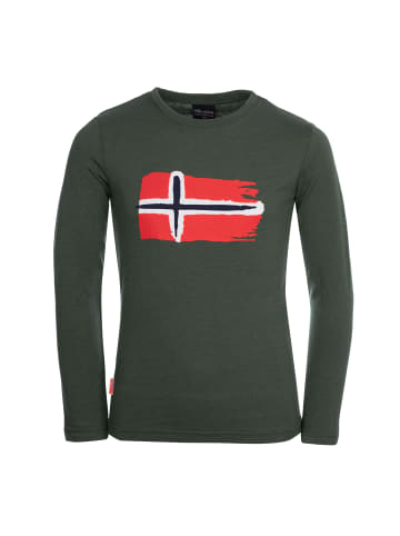 Trollkids Longsleeve "Oslo" in Efeugrün