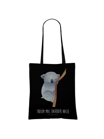 Mr. & Mrs. Panda Büchertasche Koalabär mit Spruch in Schwarz