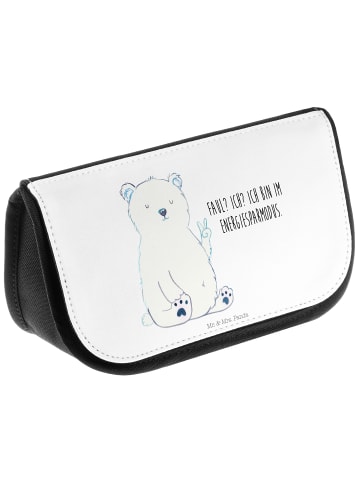 Mr. & Mrs. Panda kosmetiktäschchen Eisbär Faul mit Spruch in Weiß