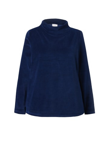 Ulla Popken Sweatshirt in navy blau
