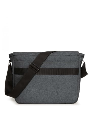 Eastpak Delegate + - Schultertasche 17" 38.5 cm (black) in black denim