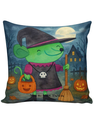 Mr. & Mrs. Panda Sofa Kissen Maus Hexe Design ohne Spruch in Weiß