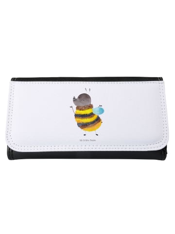 Mr. & Mrs. Panda Damen Brieftasche Hummel flauschig ohne Spruch in Weiß