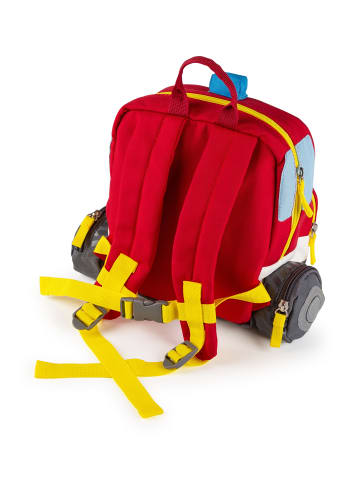 Sigikid Rucksack Fahrzeuge in rot