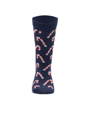 ewers 2er-Set Socken 2er Pack Xmas Pinguin/Zuckerstangen in blau